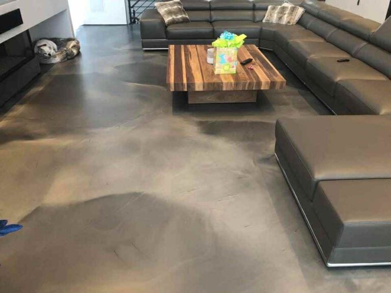 basement metallic epoxy flooring in halifax nova scotia