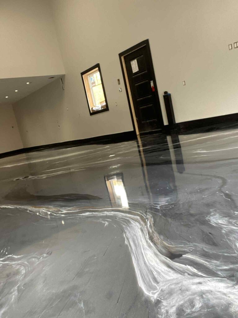 commercial metallic epoxy flooring in halifax nova scotia