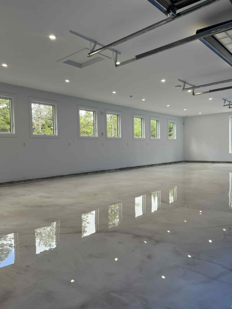 luxury metallic epoxy flooring in halifax nova scotia