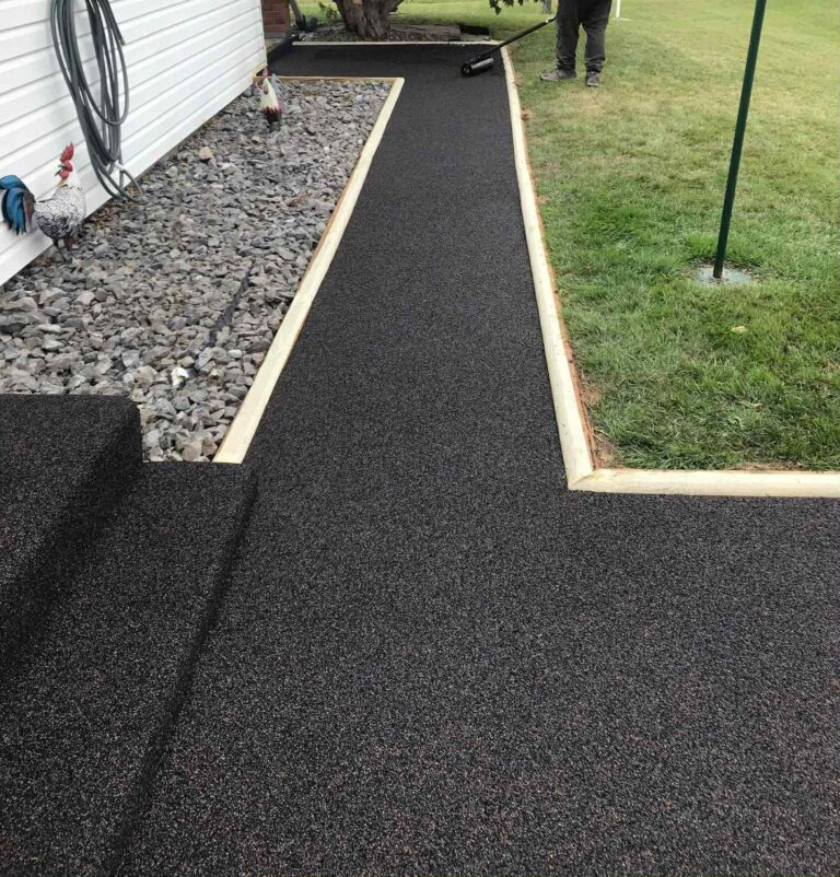 rubber paving in nova scotia walkway steps concrete