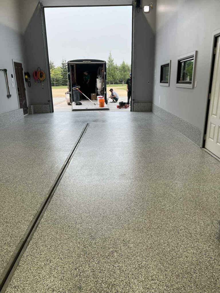 heavy traffic epoxy flooring