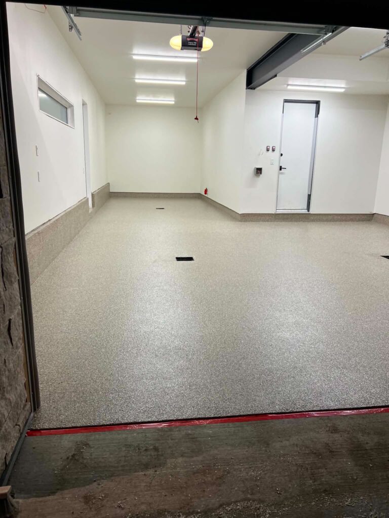 Commercial Epoxy Flooring & Custom Logos project photo