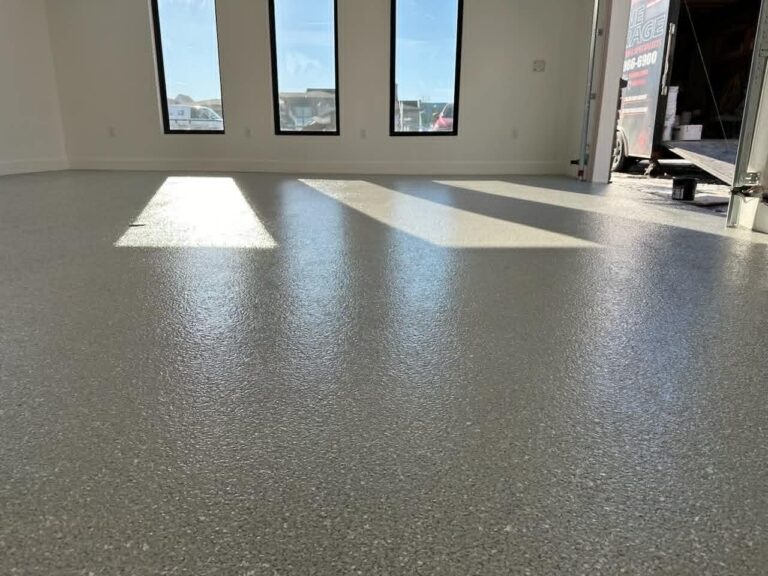 Commercial Epoxy Flooring & Custom Logos project photo