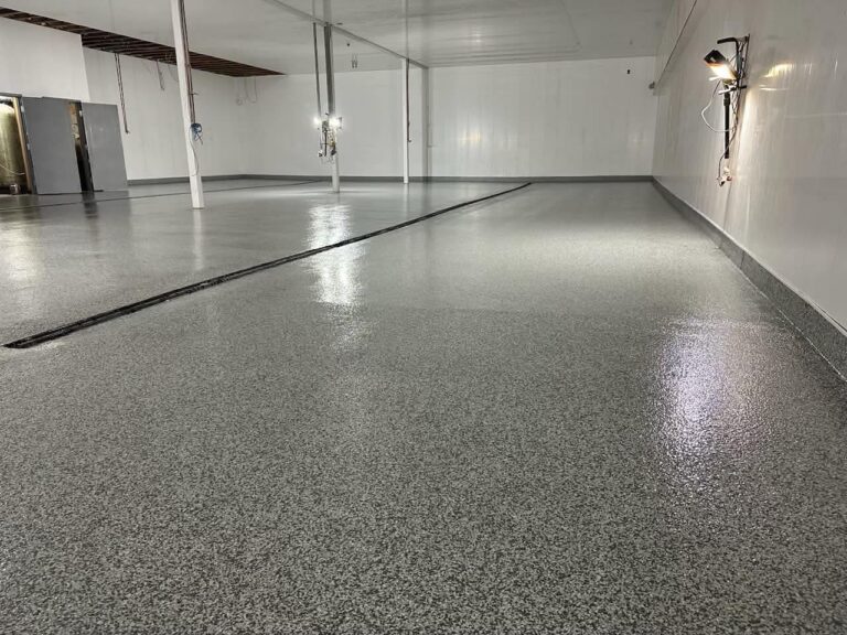 Commercial Epoxy Flooring & Custom Logos project photo