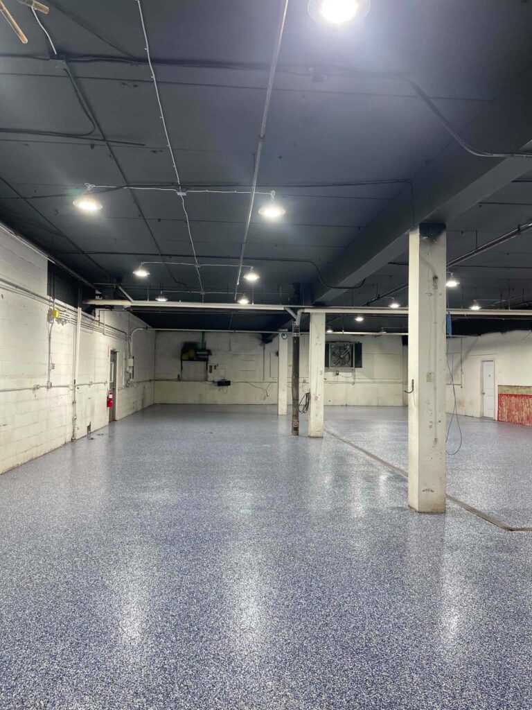 Commercial Epoxy Flooring & Custom Logos project photo