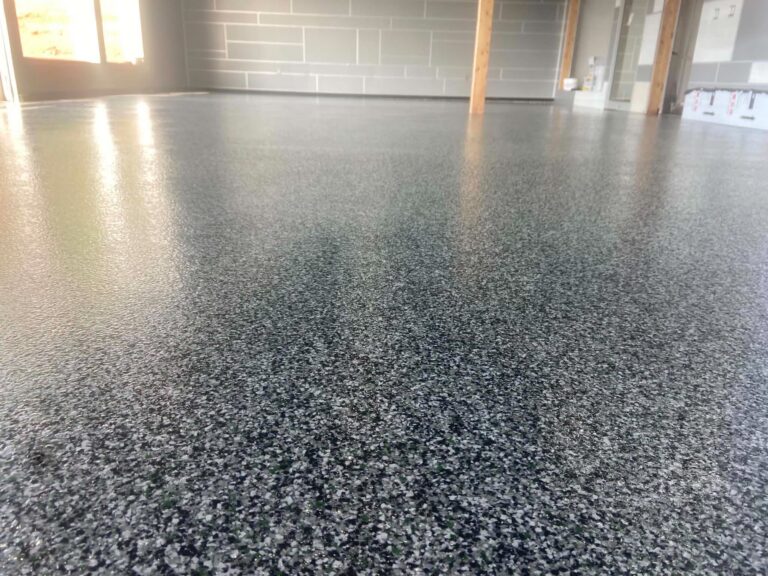 Commercial Epoxy Flooring & Custom Logos project photo