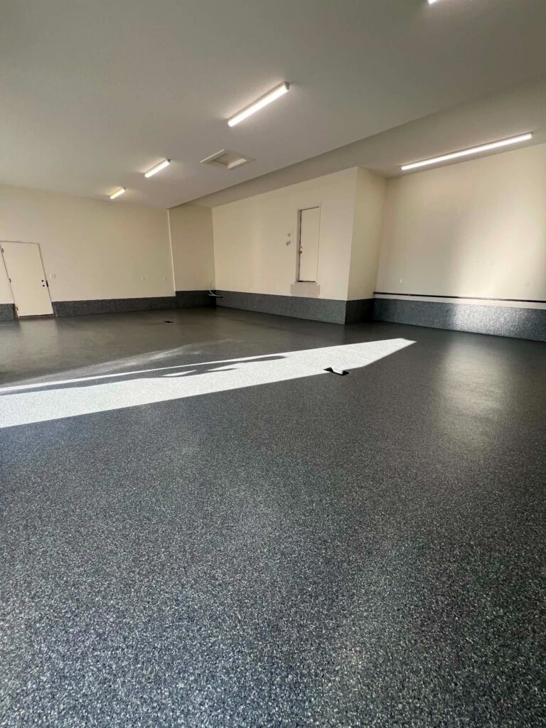 Commercial Epoxy Flooring & Custom Logos project photo