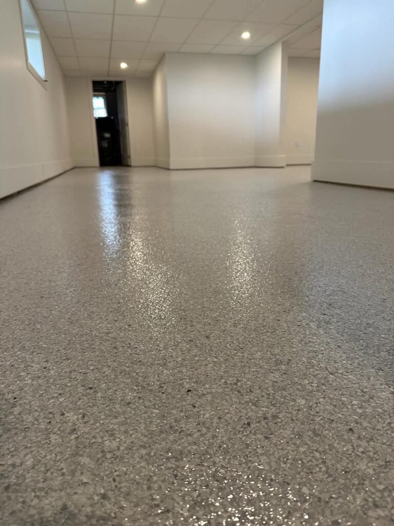 Commercial Epoxy Flooring & Custom Logos project photo
