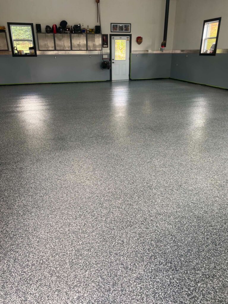 Commercial Epoxy Flooring & Custom Logos project photo