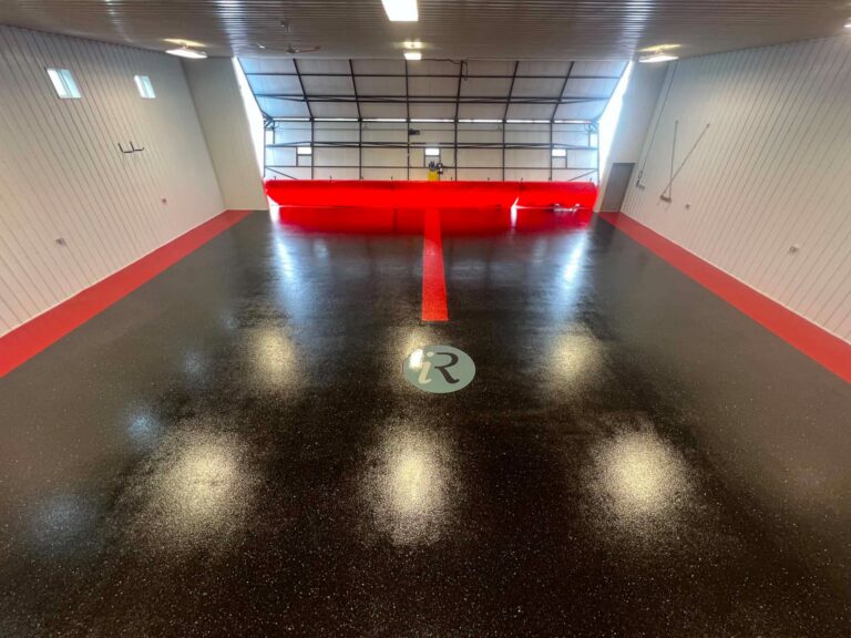 Commercial Epoxy Flooring & Custom Logos project photo