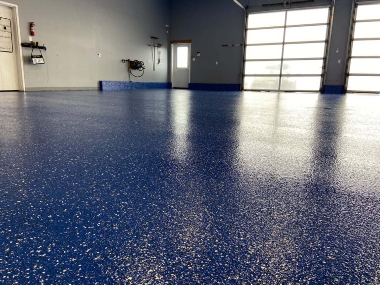Commercial Epoxy Flooring & Custom Logos project photo