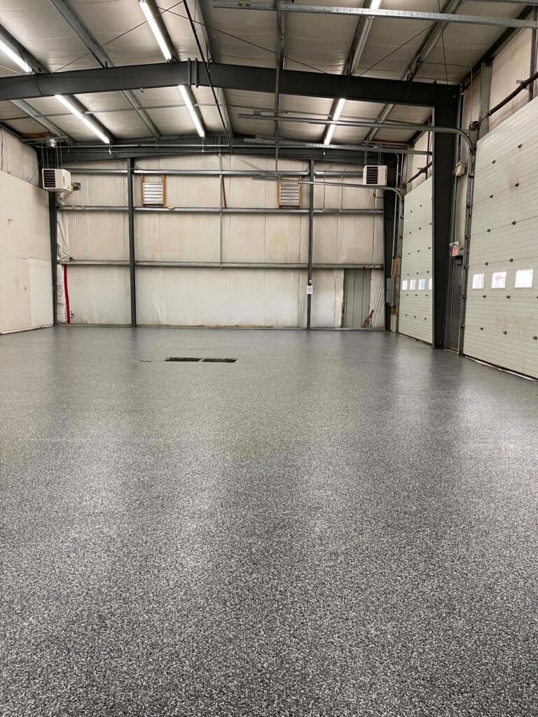 Commercial Epoxy Flooring & Custom Logos project photo