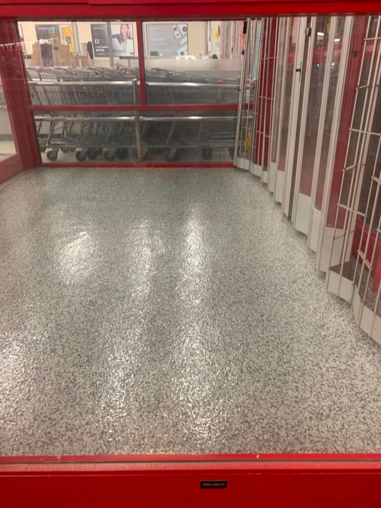 Commercial Epoxy Flooring & Custom Logos project photo