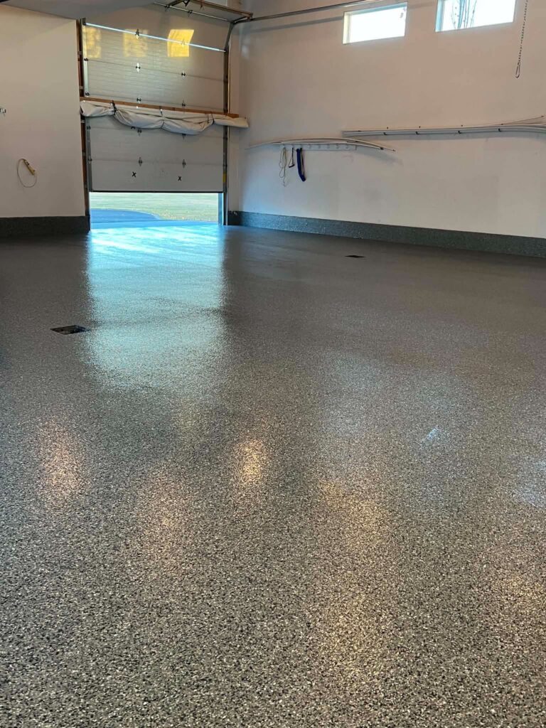 Commercial Epoxy Flooring & Custom Logos project photo