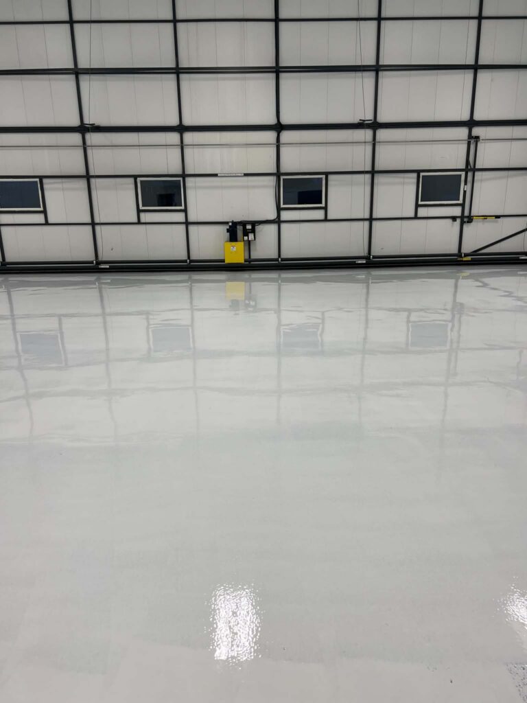 Commercial Epoxy Flooring & Custom Logos project photo