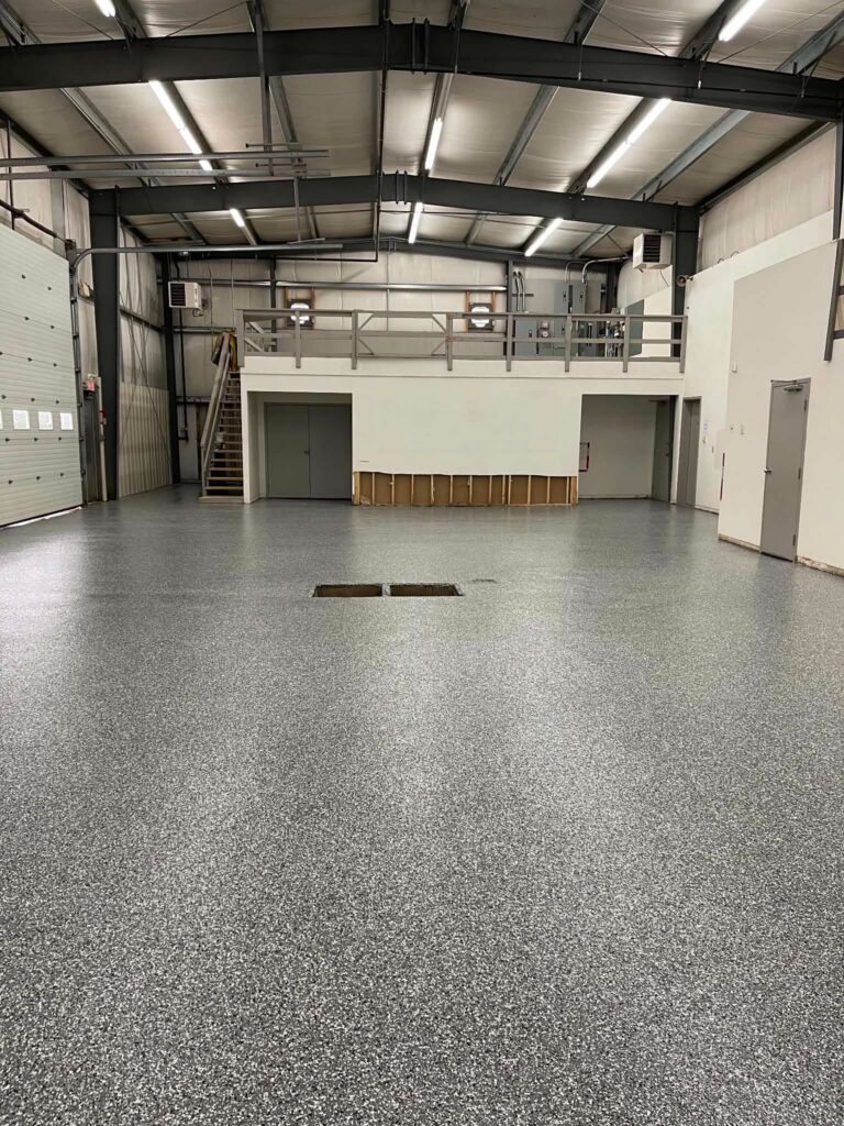 Commercial Epoxy Flooring & Custom Logos project photo