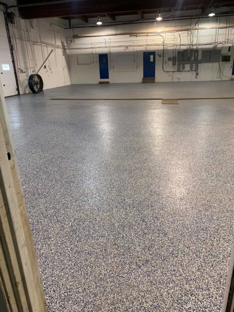 Commercial Epoxy Flooring & Custom Logos project photo