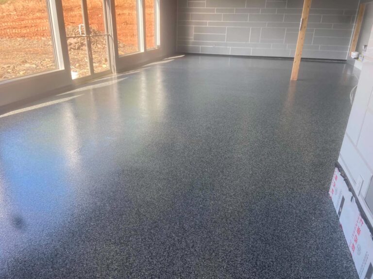 Commercial Epoxy Flooring & Custom Logos project photo