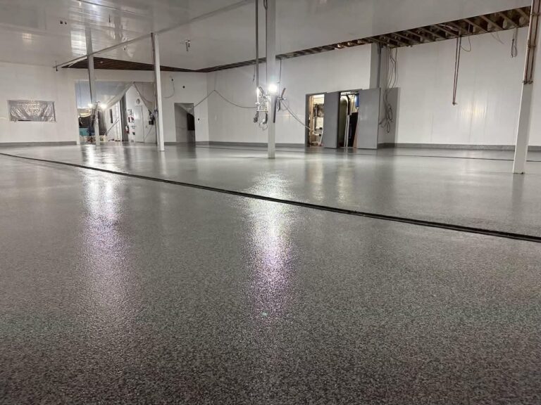 Commercial Epoxy Flooring & Custom Logos project photo