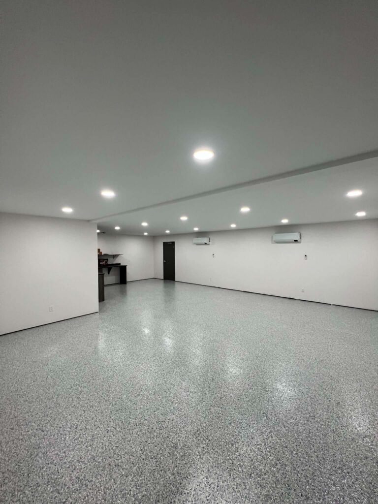 Commercial Epoxy Flooring & Custom Logos project photo