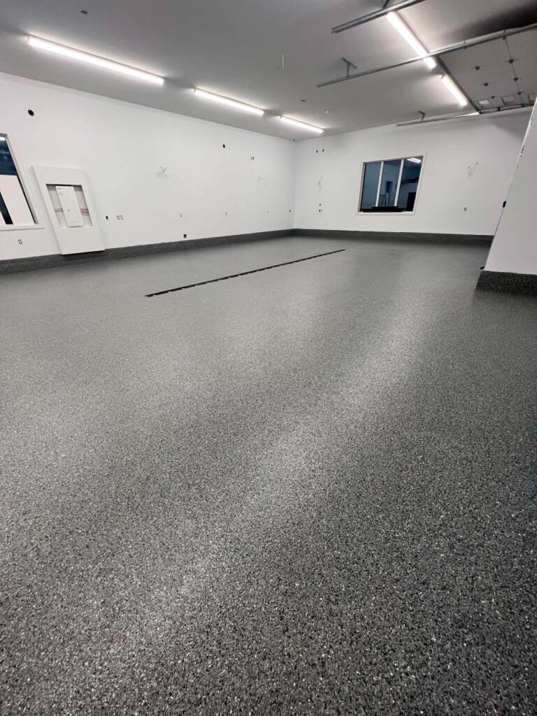 Commercial Epoxy Flooring & Custom Logos project photo